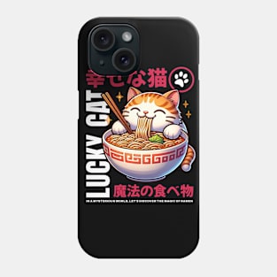 Lucky Ramen Cat Phone Case