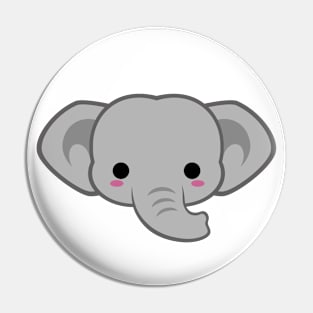 Cute Asian Elephant Pin