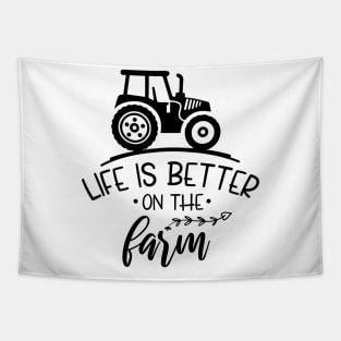 life is better on the farm Tapestry