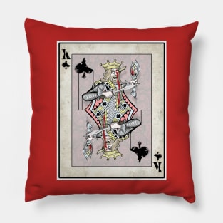 King of Spades Pillow