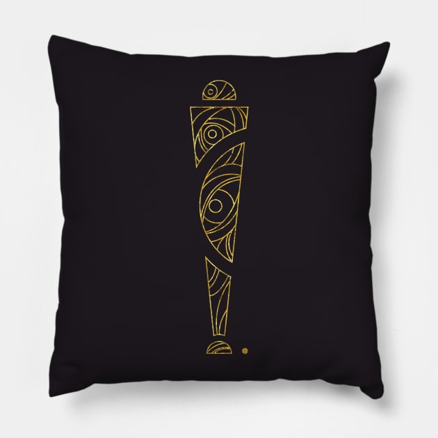 solo || klimt outline Pillow by Ia-Po