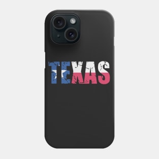 Rustic Patriotic Flag of Texas Phone Case