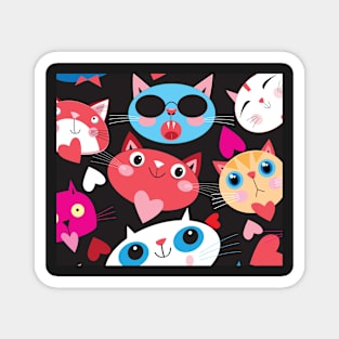 Love cats Magnet