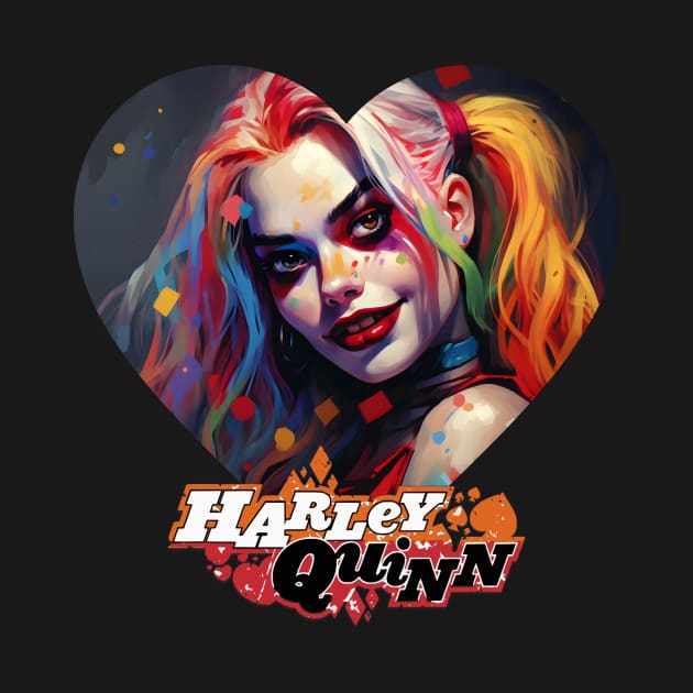 Harley Quinn Design for Super Fans by MadMickCreations