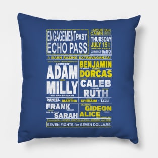 Engagement Past Echo Pass Pillow