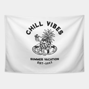 CHILL VIBES SUMMER VACATION Tapestry