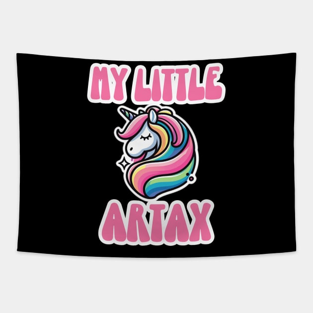 MY LITTLE ARTAX Tapestry by lumenoire