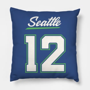 12th Man Seattle Pillow