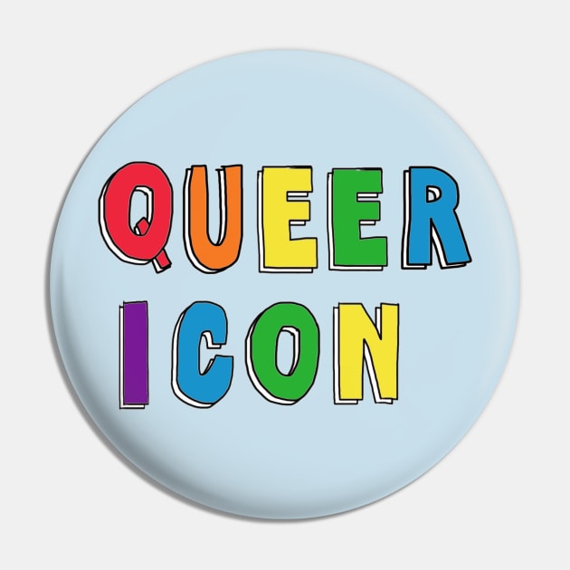 Queer Icon Pin by The Bechdel Cast