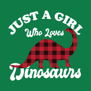Just A Girl Who Loves Dinosaurs T-Shirt