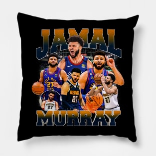 Jamal Murray Graphic Tee Pillow