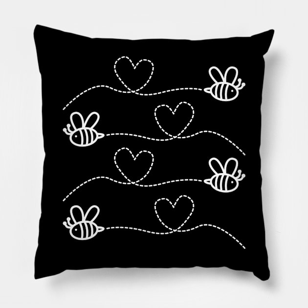 Bees Pillow by NomiCrafts