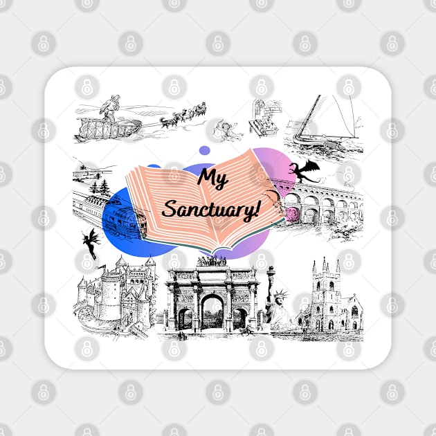 My Sanctuary! Magnet by SomebodyArts