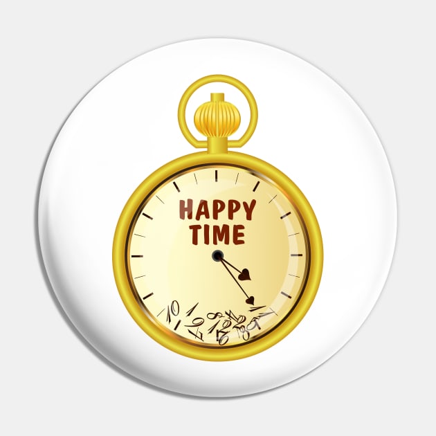 Happy Time Pin by designbek