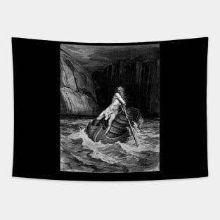 Charon crosses the river Acheron - Gustave Dore Tapestry