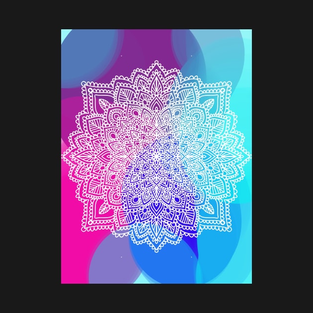 Colorful Mandala by Artbynikitachawda