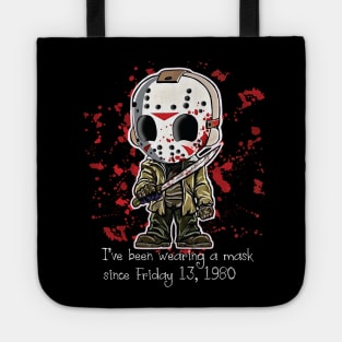 Jason Wearing a Mask since 1980 Tote