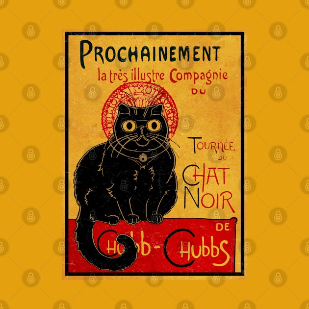 Chat Noir Chubby Chubb - Chubbs T Shirt by Floof Monster Co