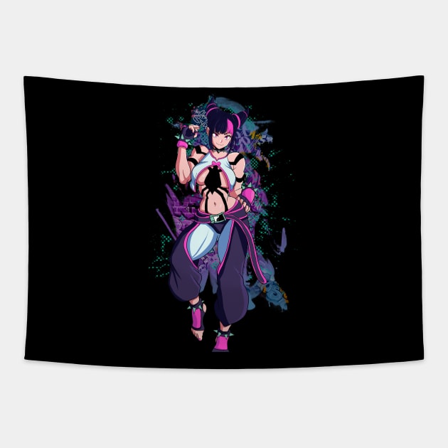 Juri - Street fighter 6 Tapestry by wenderinf