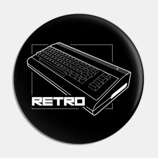 retro computer Pin