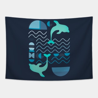 OCEANIC ABSTRACT ART Tapestry