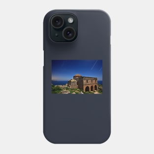 Startrails over Hagia Sophia - Monemvasia Phone Case