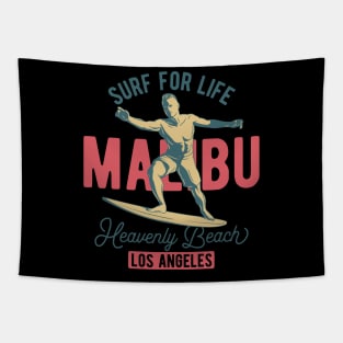 Surf For Life Malibu Tapestry