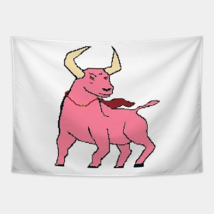 The pink super bull Tapestry