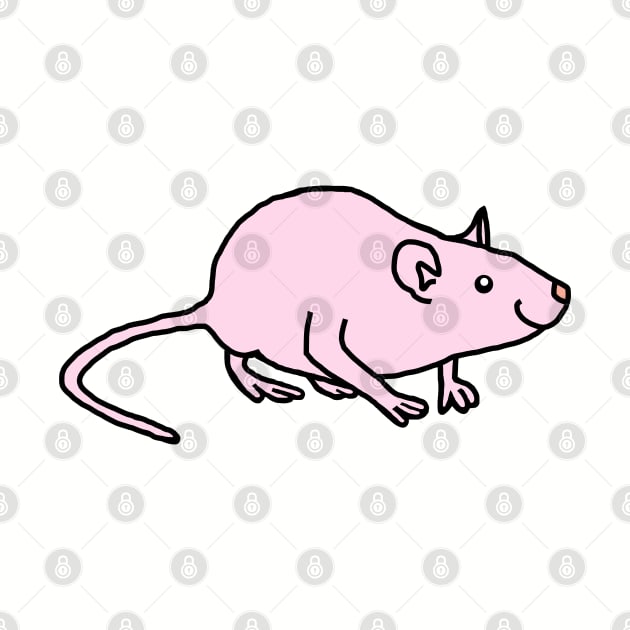 Pink Rat by ellenhenryart