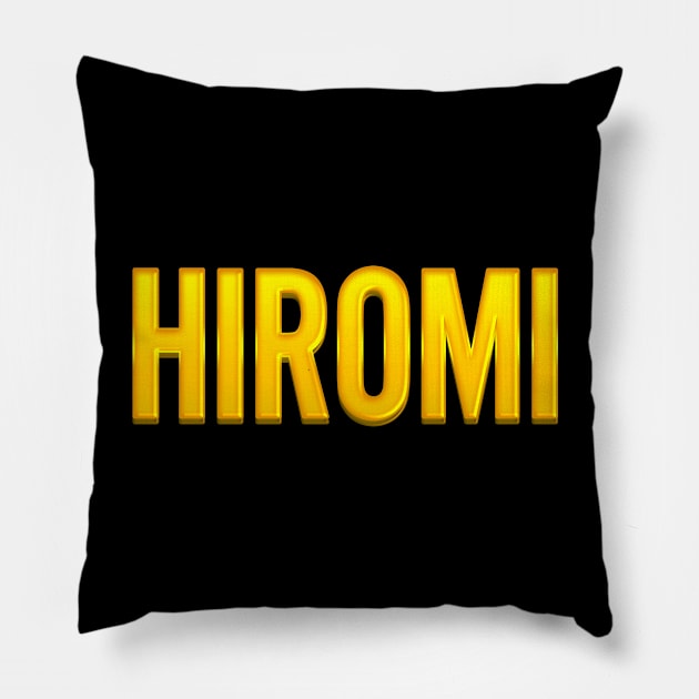 Hiromi Name Pillow by xesed