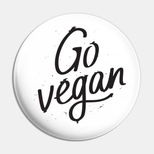 Go Vegan Pin