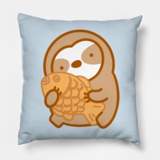 Cute Taiyaki Bungeoppang Sloth Pillow