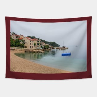 Sumartin Harbour on Brac Island, Croatia Tapestry