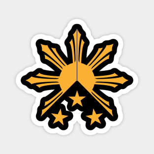 Tribal Philippines Filipino Sun and Stars Flag by AiReal Apparel Magnet