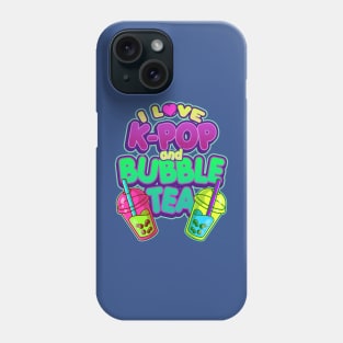 K-Pop & Bubble Tea Phone Case