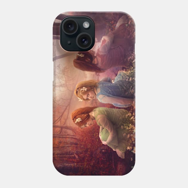 Faith, Hope and Charity Phone Case by Phatpuppy Art