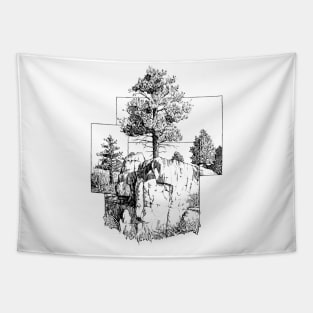 Nature Tree Tapestry