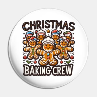 Christmas Baking Crew Vintage Gingerbread Men Pin