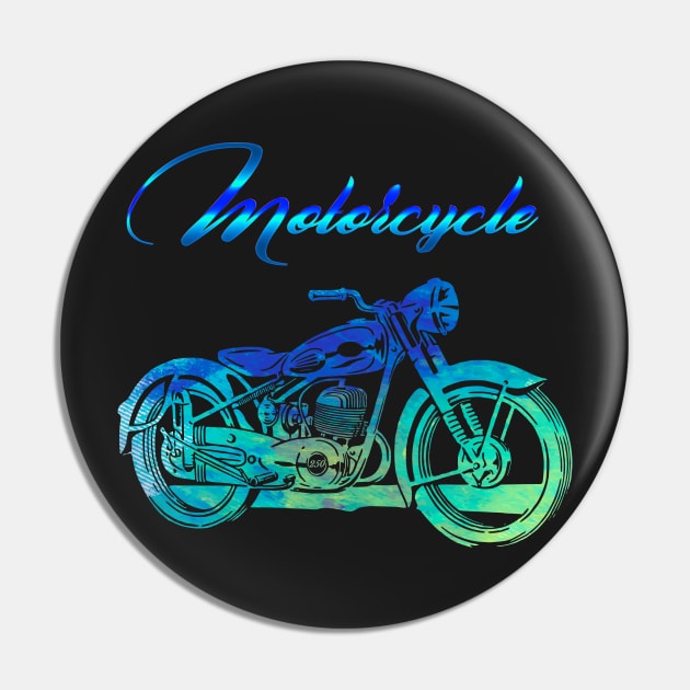 Vintage american motorcycle Pin by timegraf