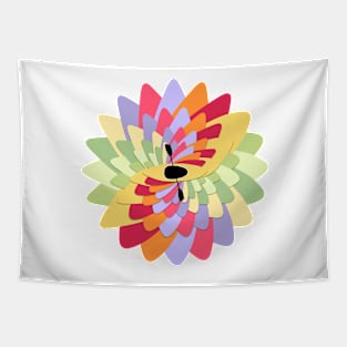 White Water Kayak Flower for Kayakers Tapestry