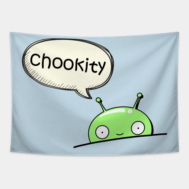 MOONCAKE POCKET Tapestry by HSDESIGNS