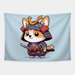 cute corgi yoroi Tapestry