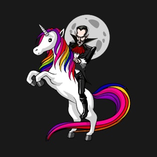 Vampire Riding Unicorn T-Shirt