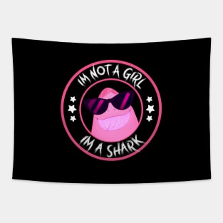 I'm not a Girl I'm a Shark Tapestry