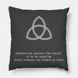 Thor Hammer Enchantment Pillow