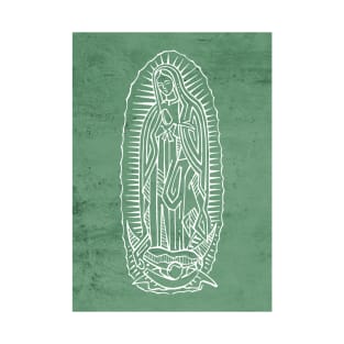 Digital illustration of Our Lady of Guadalupe T-Shirt