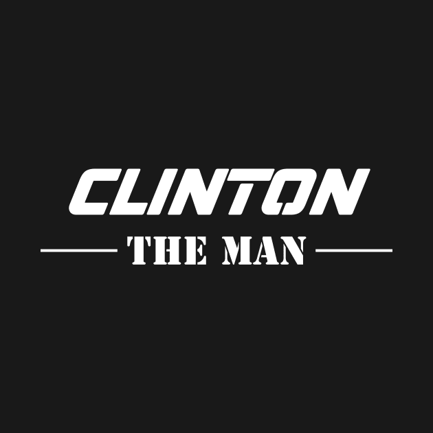 Clinton The Man | Team Clinton | Clinton Surname by Carbon