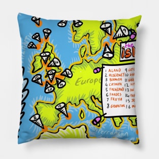 The islands Pillow