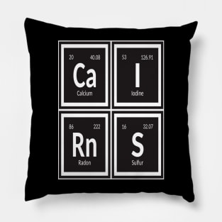 Cairns City Table of Elements Pillow