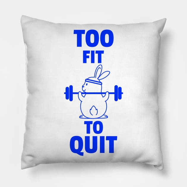 Funny gym workout motivation. Pillow by MoodsFree